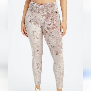 Fabletics Crushed Velour Crossover Leggings